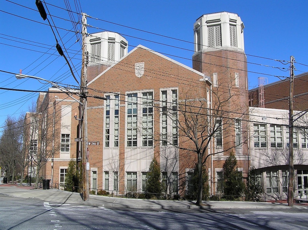 the horace mann school campus building in new york, new york